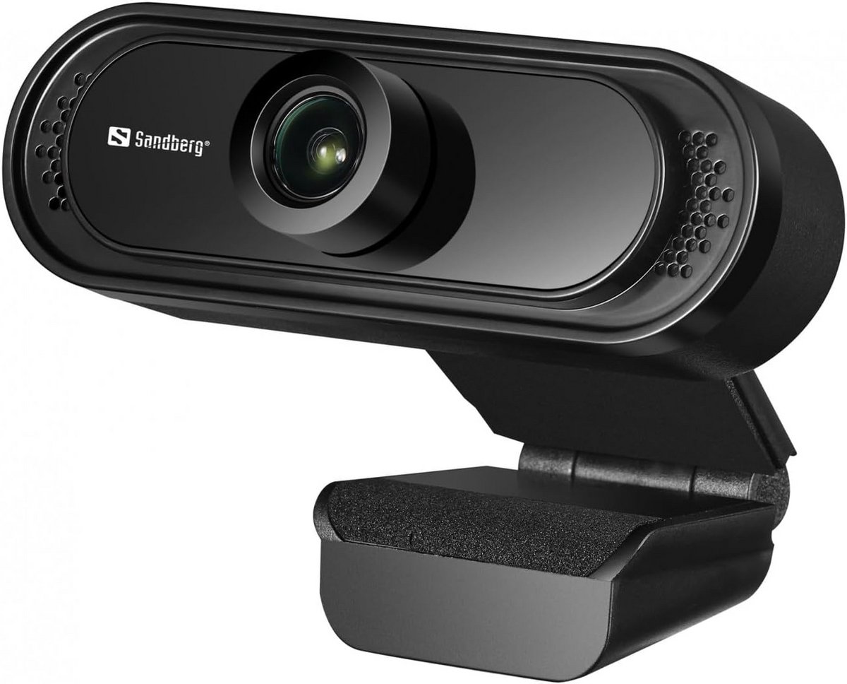 Full HD Webcam - Online Camera - Videobellen Thuis - Ingebouwde Microfoon - 2 Megapixel - Zwart