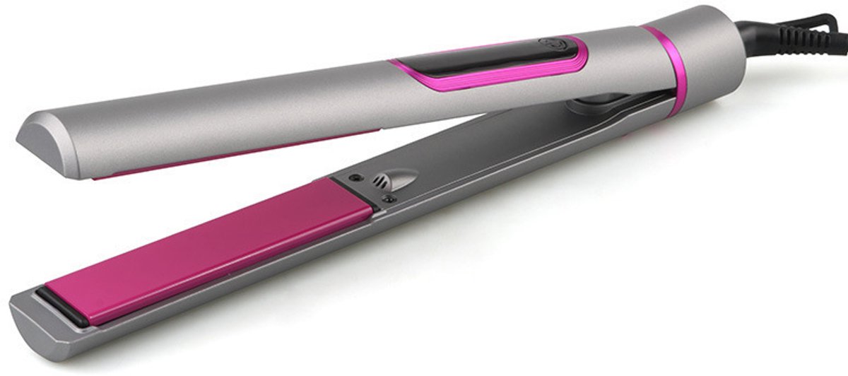 Professionele toermalijn keramische keratine stijltang, 2-in-1 salon haarstylingtool, krultang