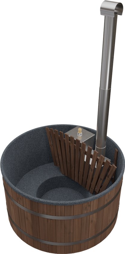 Welltub Family Hottub Antraciet - Thermowood & Isolatiering - Welltub - €2.295,00