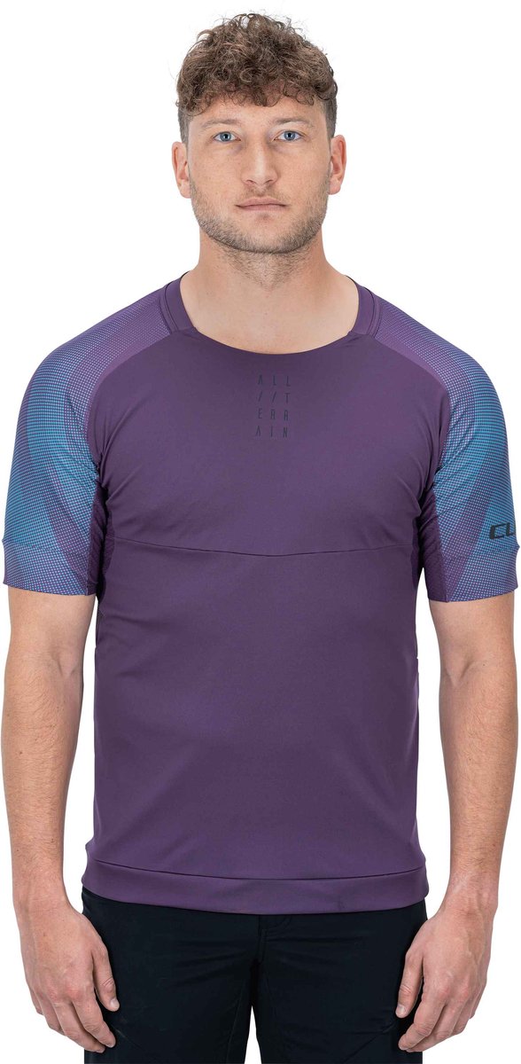 CUBE Fietsshirt ATX ROUND NECK JERSEY S/S PLUM XXXL