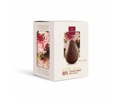 Domori - Gianluca Franzoni Luxe Pure Chocolade Paasei 80% Cacao – Venezuela Rio Caribe Dark Chocolate Ei – Premium Chocolade Cadeau met Verrassing – 70 gram