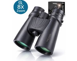Zoomble® Verrekijker PRO 8x42 met Draagtas - Incl. E-Book Vogelspotten - Bak-4 HD Lens - Geschikt voor Vogelaars, Outdoor & Hiking - Volwassene - Verkijker