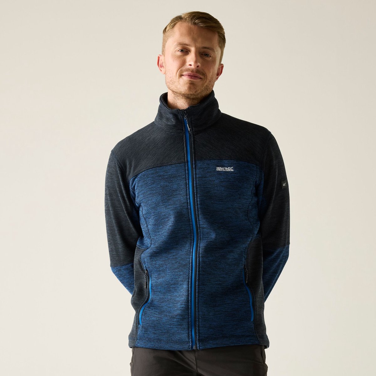 Heren Highton Midlayer Fleece met volledige ritssluiting