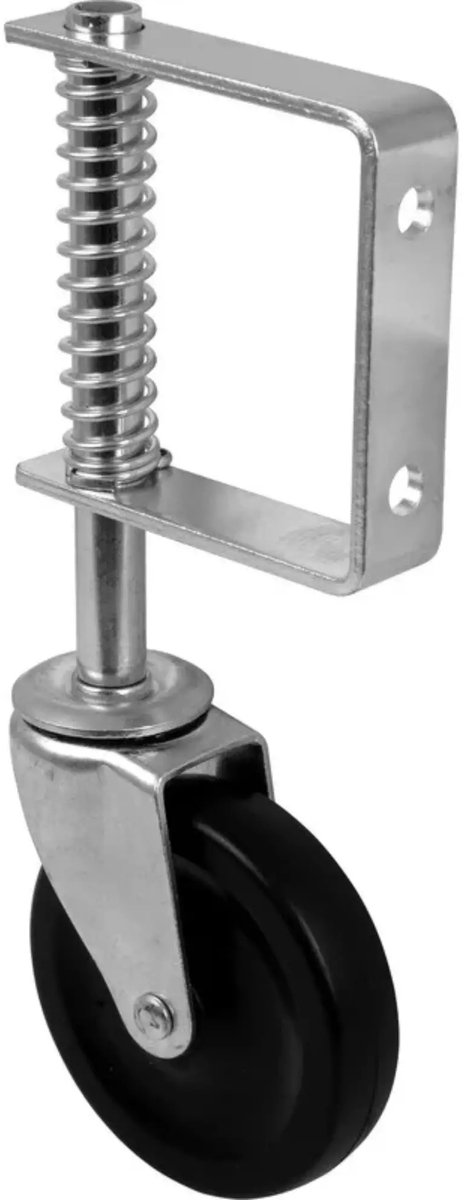 Hekwiel met veer 100 mm 57 kg