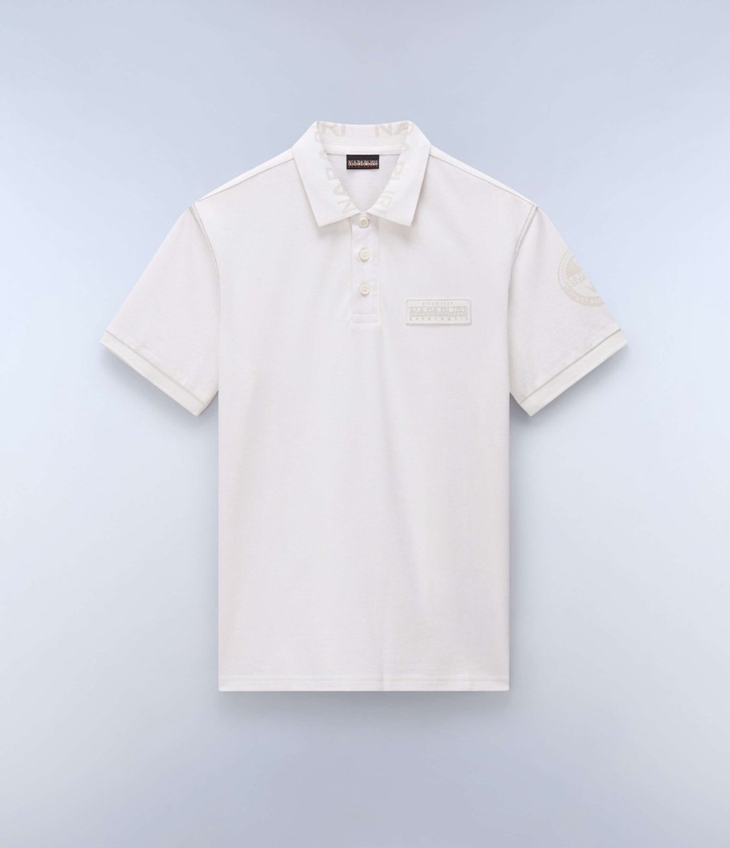 Napapijri Polo Shirt E-Amundsen 1 NP0A4IN9 Heron-L Wit