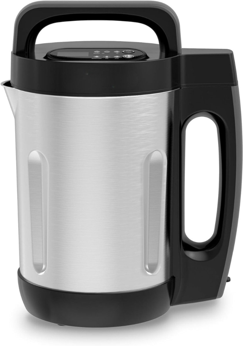 AMA® Soepmaker - Soup maker - Blender - Roestvrij staal/Zwart - 18cm x 23cm x 33cm