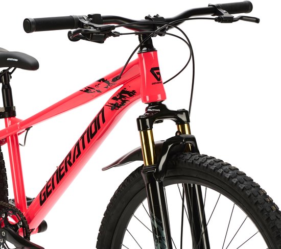 Generation X8 Mountainbike 26 inch - Roze met Spatborden van Generation — afbeelding 5
