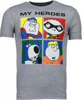 Super Family - T-shirt - Grijs