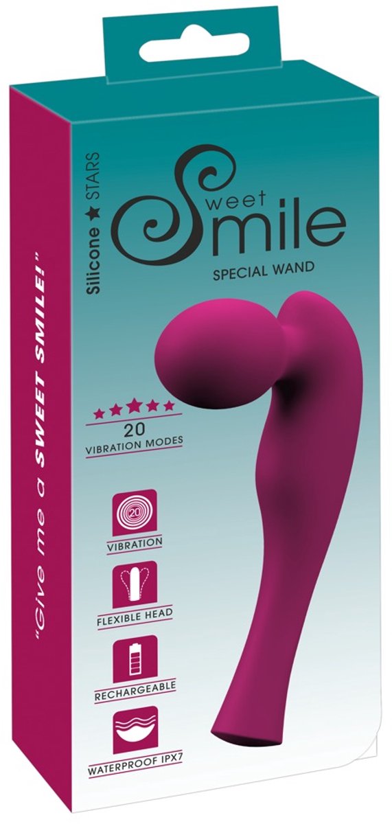 Sweet Smile Special Wand Vibrator Lila
