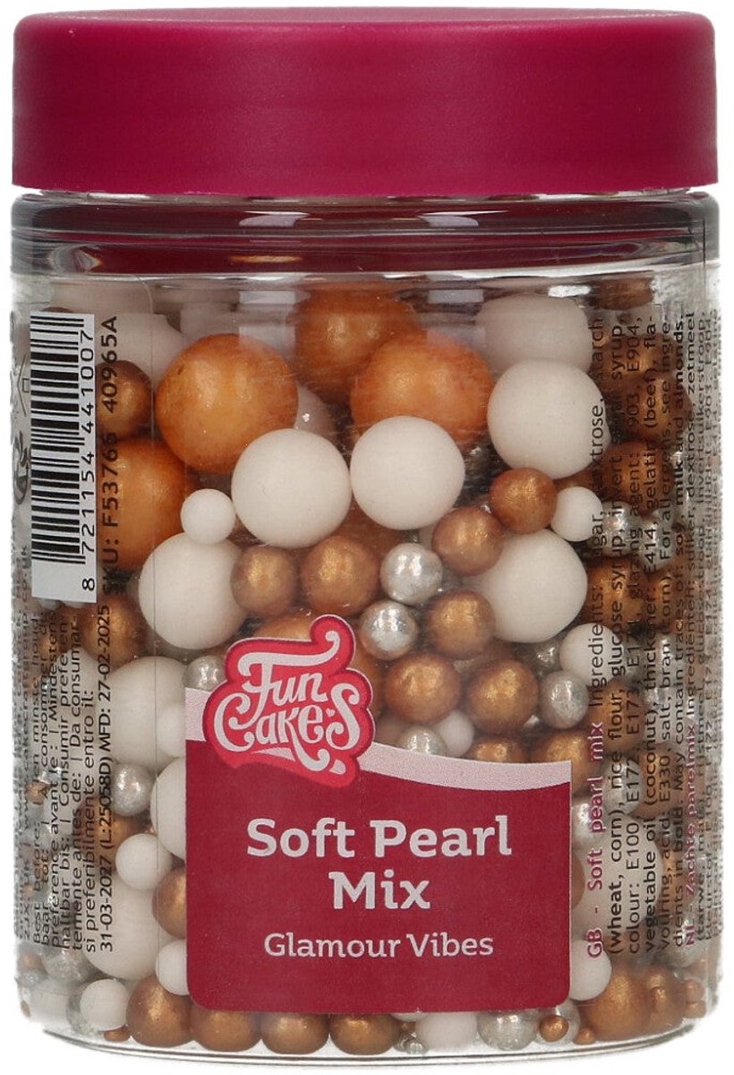 FunCakes Soft Pearls - Mix Glamour Vibes - 80g