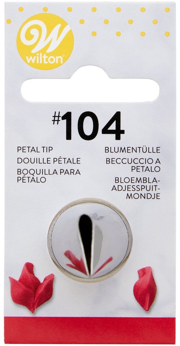 Wilton Spuitmondje - #104 Petal - Garneerspuit voor Taartdecoratie