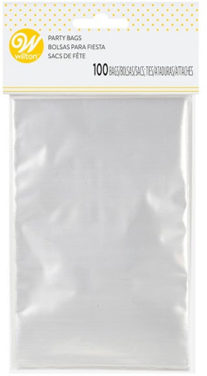 Wilton Traktatiezakjes Doorzichtig Mini pk/100