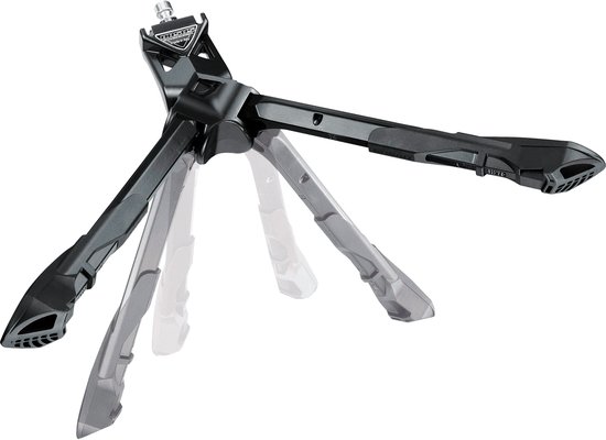 Ursus Dubbele fietsstandaard - mechanische innovatie - 300mm - zwart - maximale stabiliteit