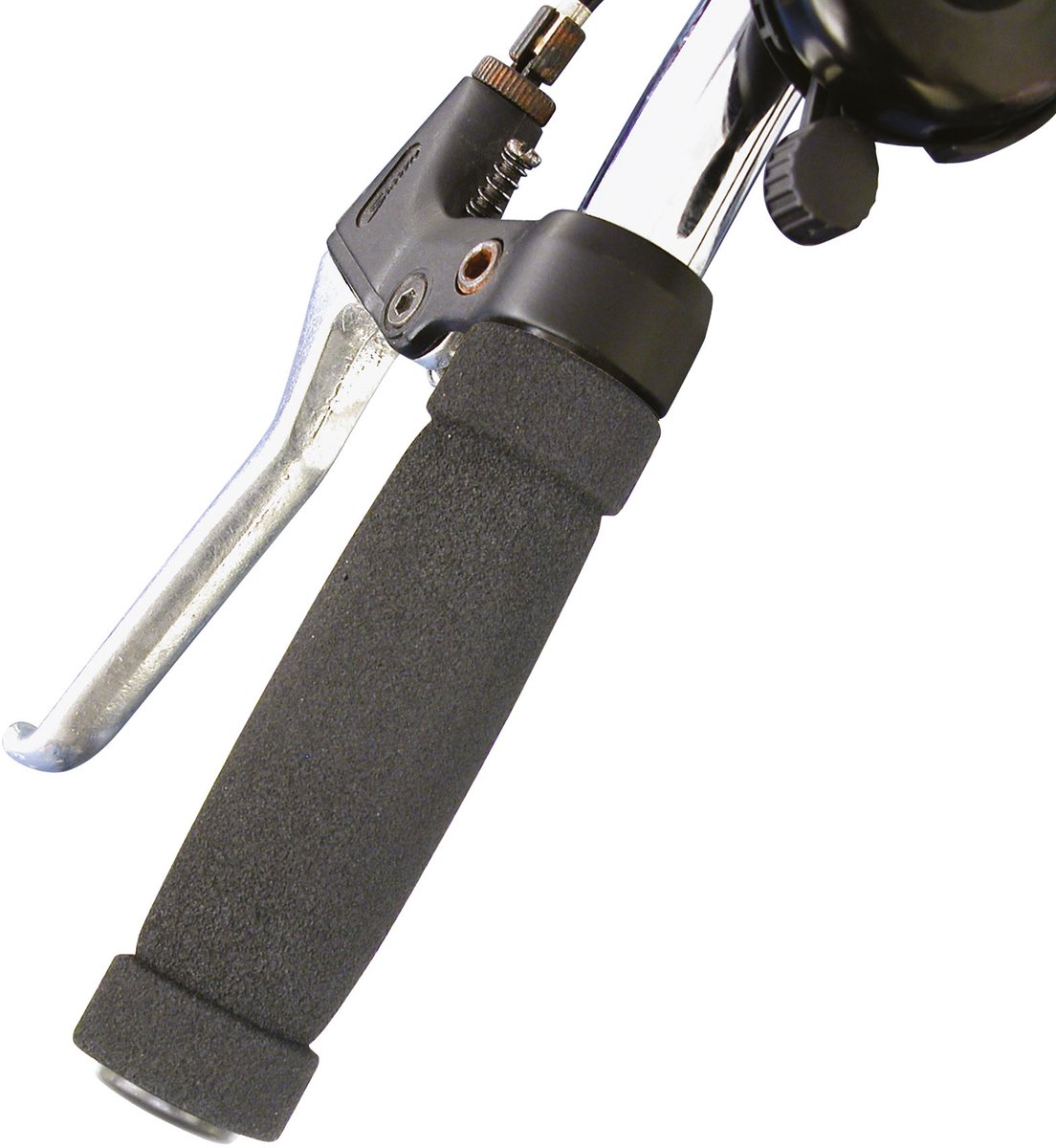 Dresco Fietshandvatten Covers Schuimrubber Zwart Per Set - Fiets handvatten