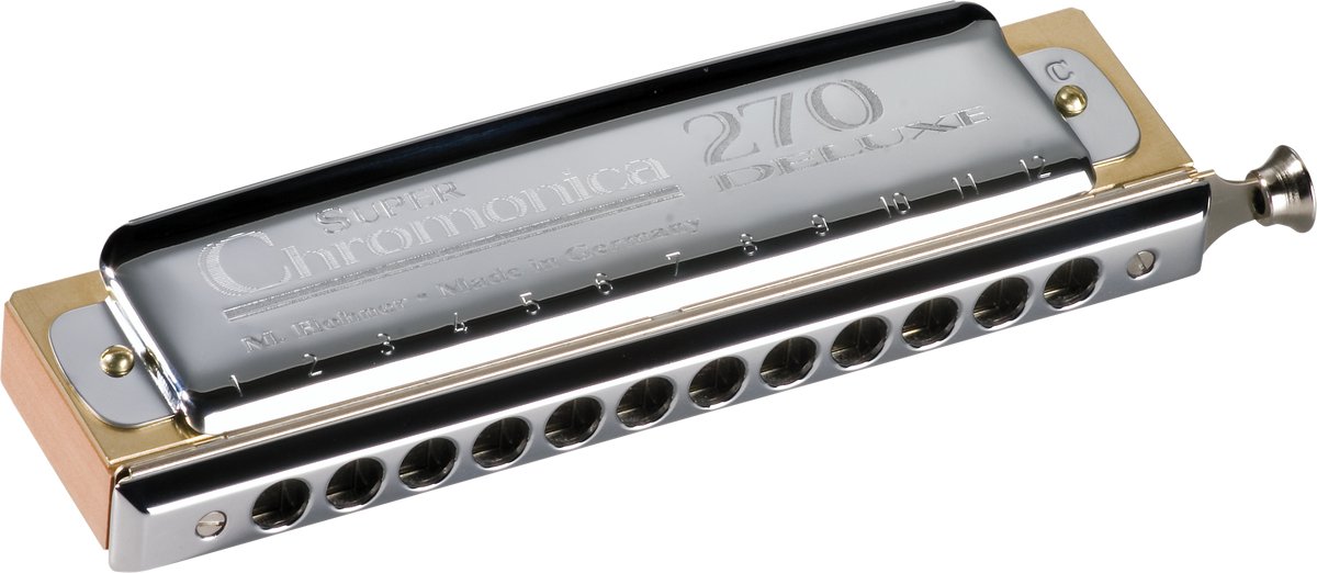 Hohner Super Chromonica Deluxe 270/48 houtkanzellkörper - Chromatische mondharmonica