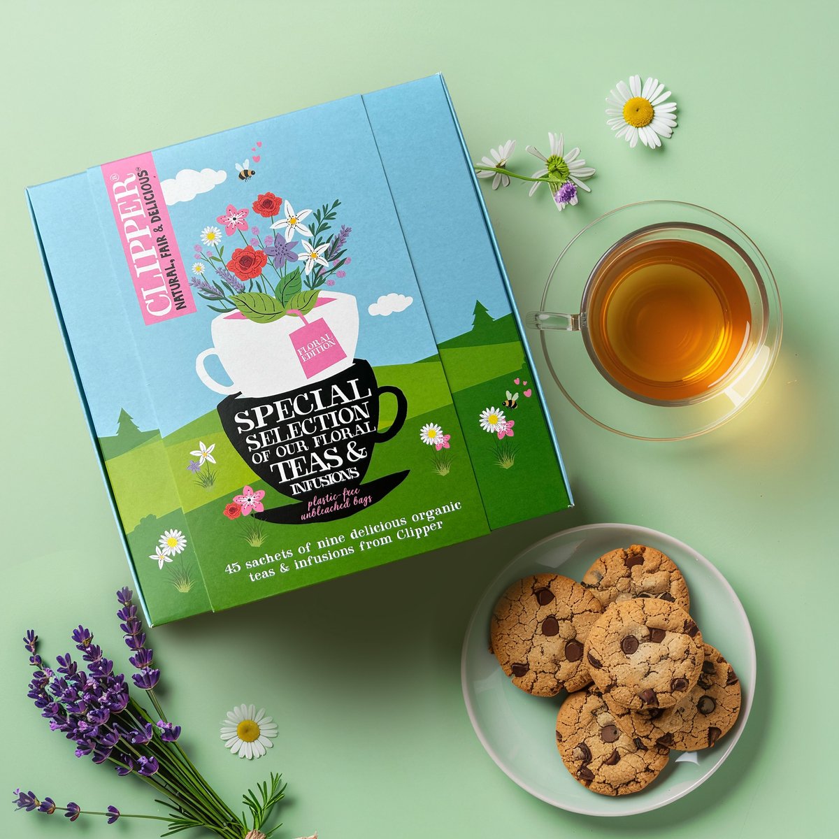 Clipper Organic Floral Tea Set 3