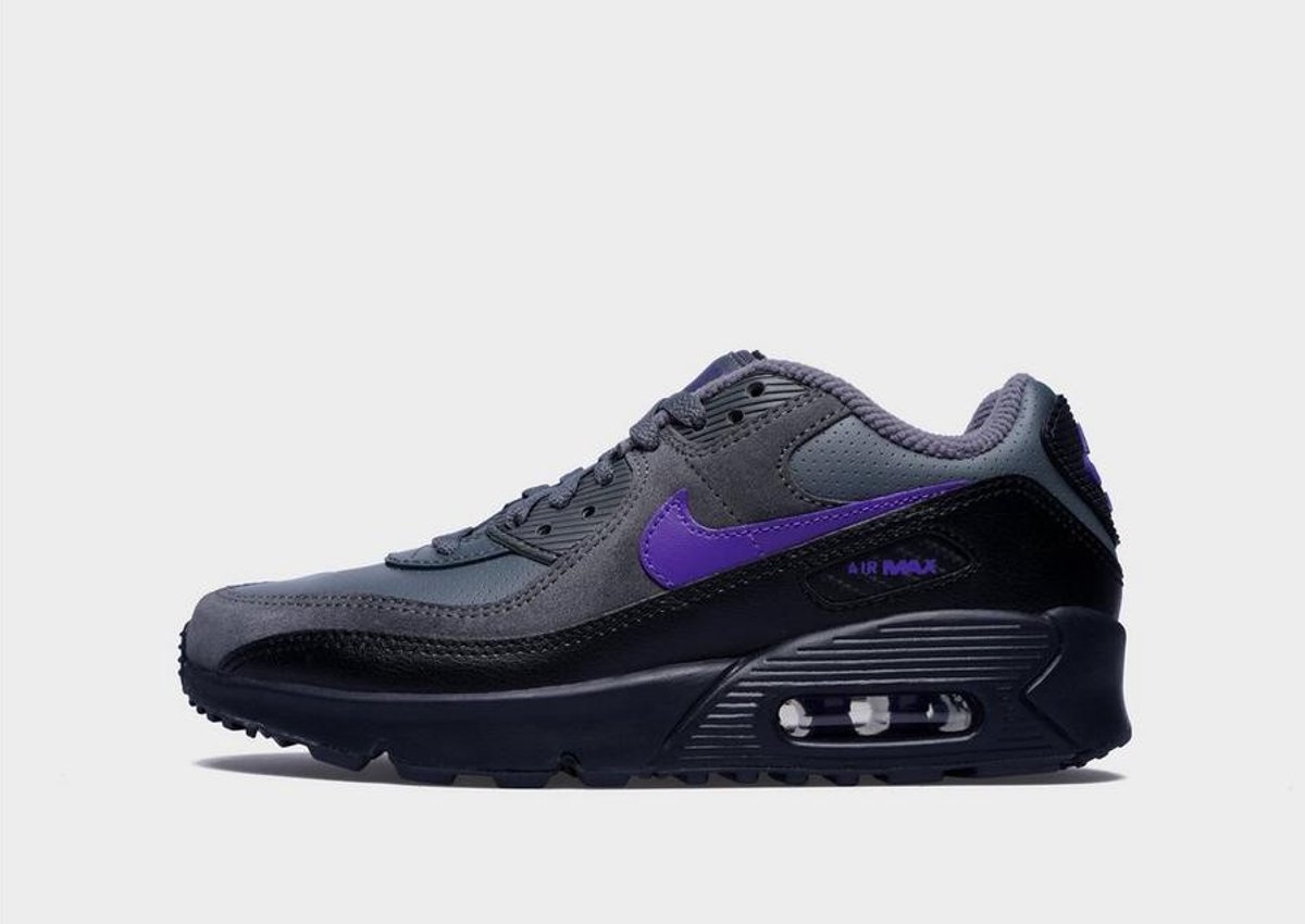 Nike Air Max 90 SE Grijs Zwart Paars