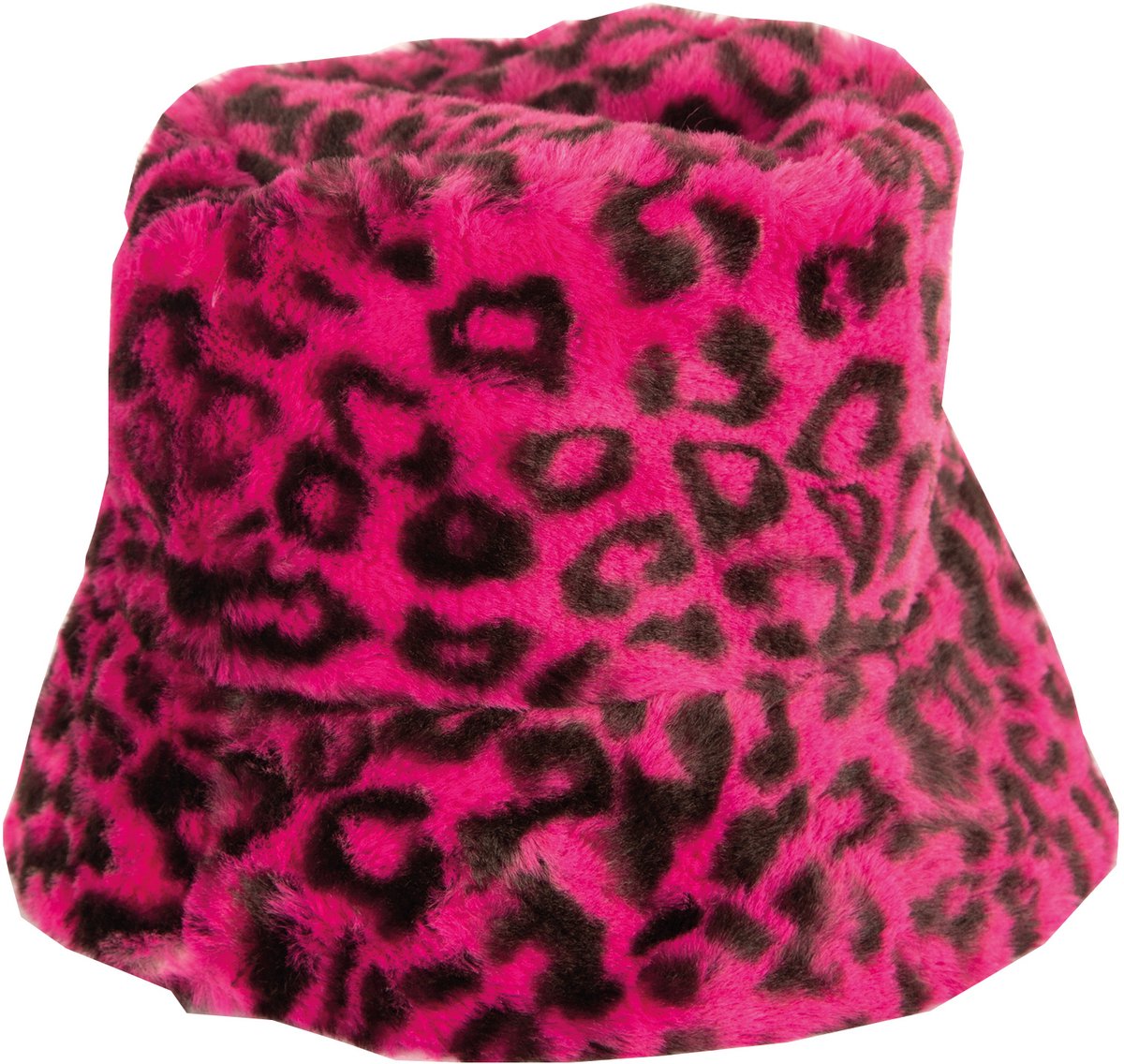 Hoed Luxe Léopard Roze Nepbont