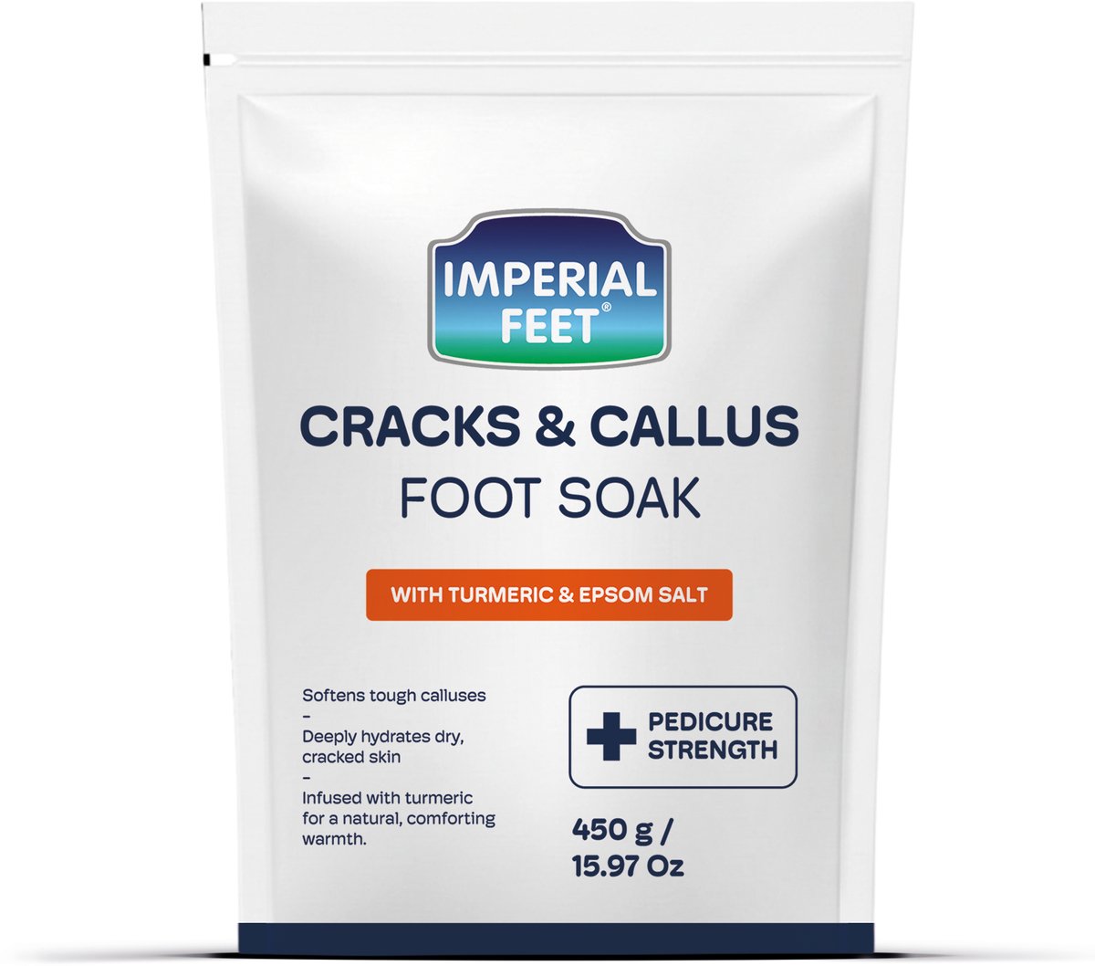 Voetenbad Zout – Cracks & Callus Soak – met Epsom Zout & Urea – Verzorging voor Ruwe en Droge Voeten