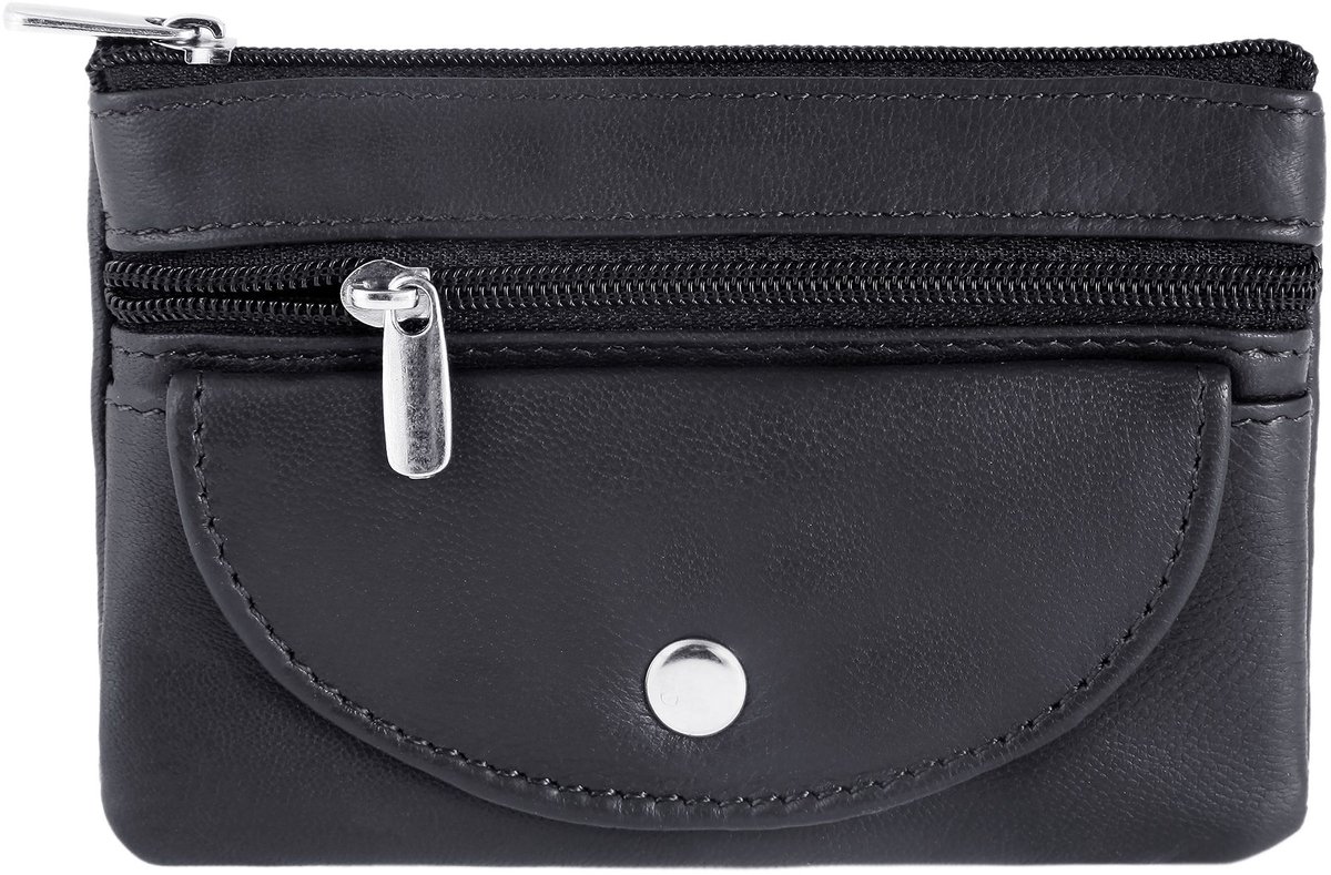 EXCELLANC Excellanc Unisex Portemonnee EX0465 Excellanc sleuteletui van echt leer