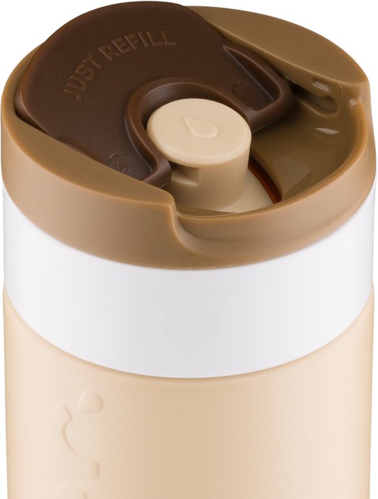 Dopper Travel Mug Thermosbeker - 300 ml - Earthy Brown — afbeelding 2