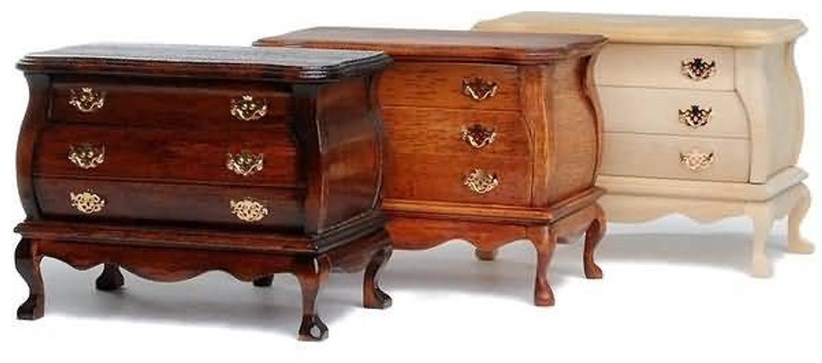 Mini Mundus 40061 Dutch Commode Bouwpakket – Houten Miniatuur Ladekast 1:12 – Klassiek Poppenhuis Meubel – Zelf Verven/Beitsen