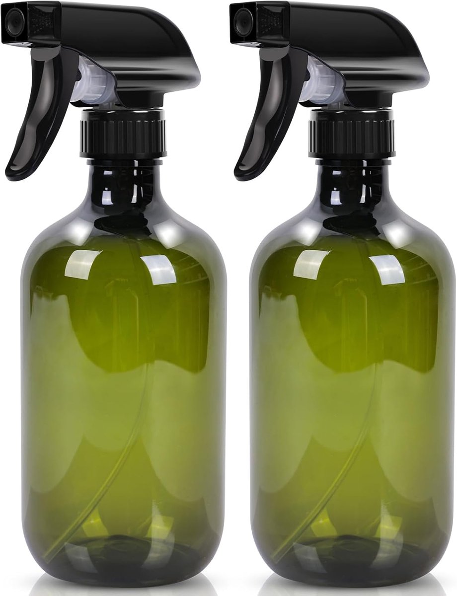 Plantenspuit 500ml - Set van 2 - Extra Dikke Spuitfles - Met Extra Verstuiver voor Fijne Nevel