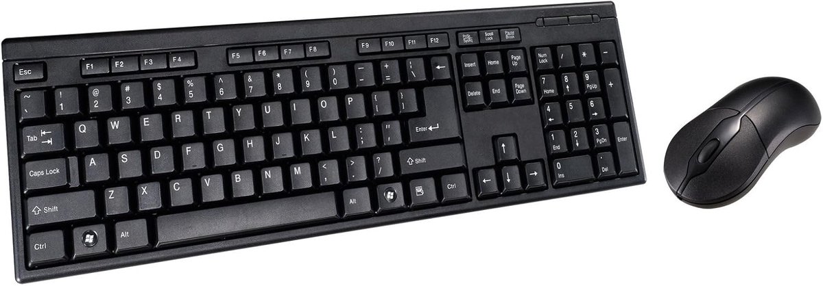 USB Toetsenbord en Muis Combo - Ergonomisch en Compact