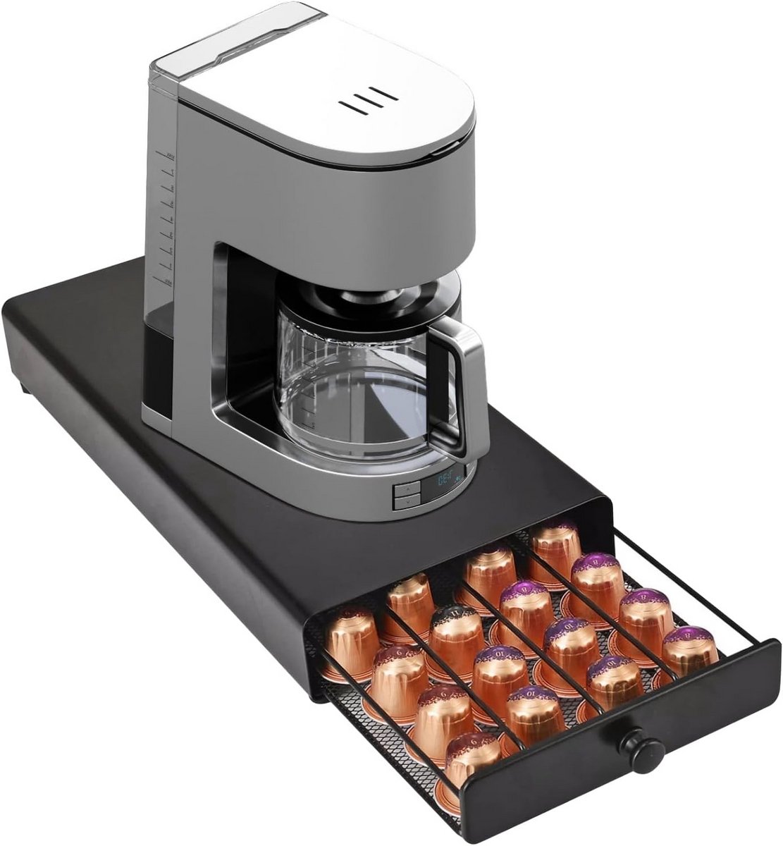 Koffiecapsulehouders - 40 Stuks Organizer en Ladedispenser voor Keuken