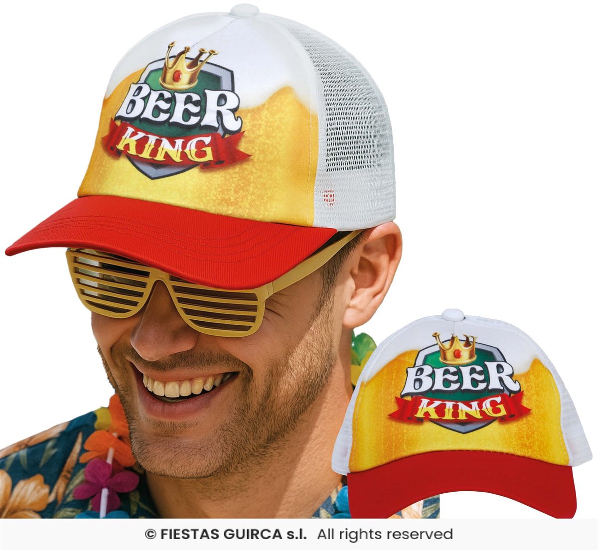 Cap Beer king - verstelbare pet