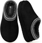 Pantoffels Dames - Sloffen - Maat 36/37 - Zwart - Anti-slip - Comfeet