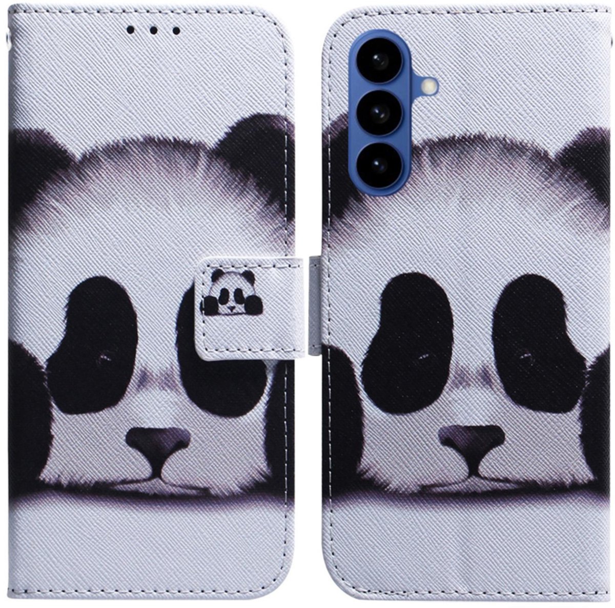 BoekCover Hoes Etui geschikt voor Samsung Galaxy S26 - Panda