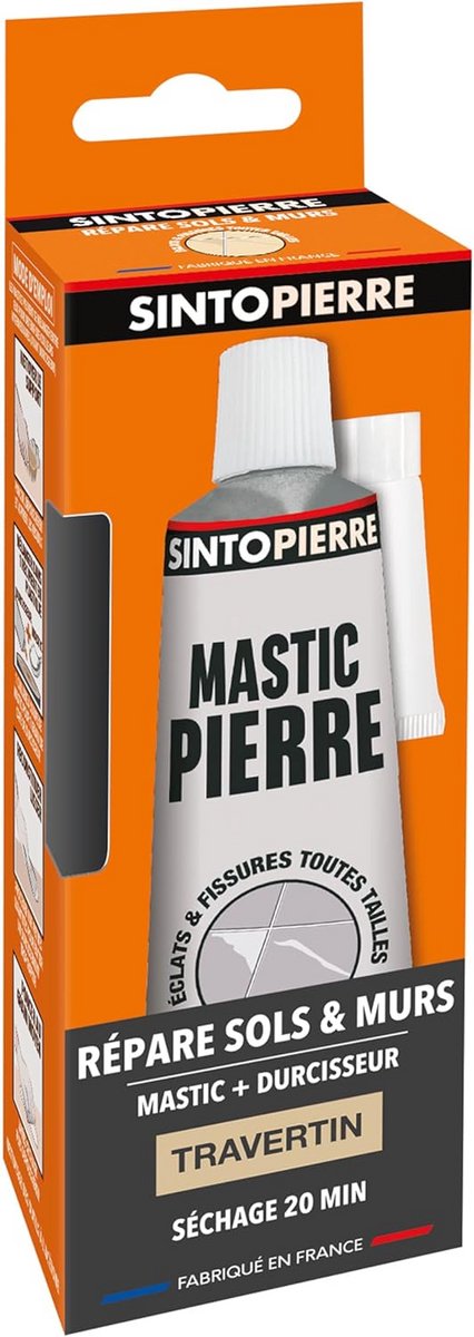 Reparatieset voor vloeren en muren - 100 g Travertin