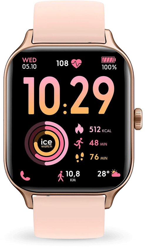 Ice-Watch ICE-Smart Fit RT 3.0 - Smartwatch - 36 mm - Rose Goudkleurig