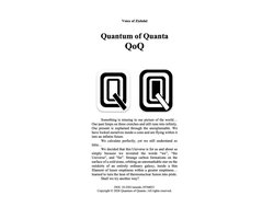 Quantum of Quanta 1 - Quantum of Quanta