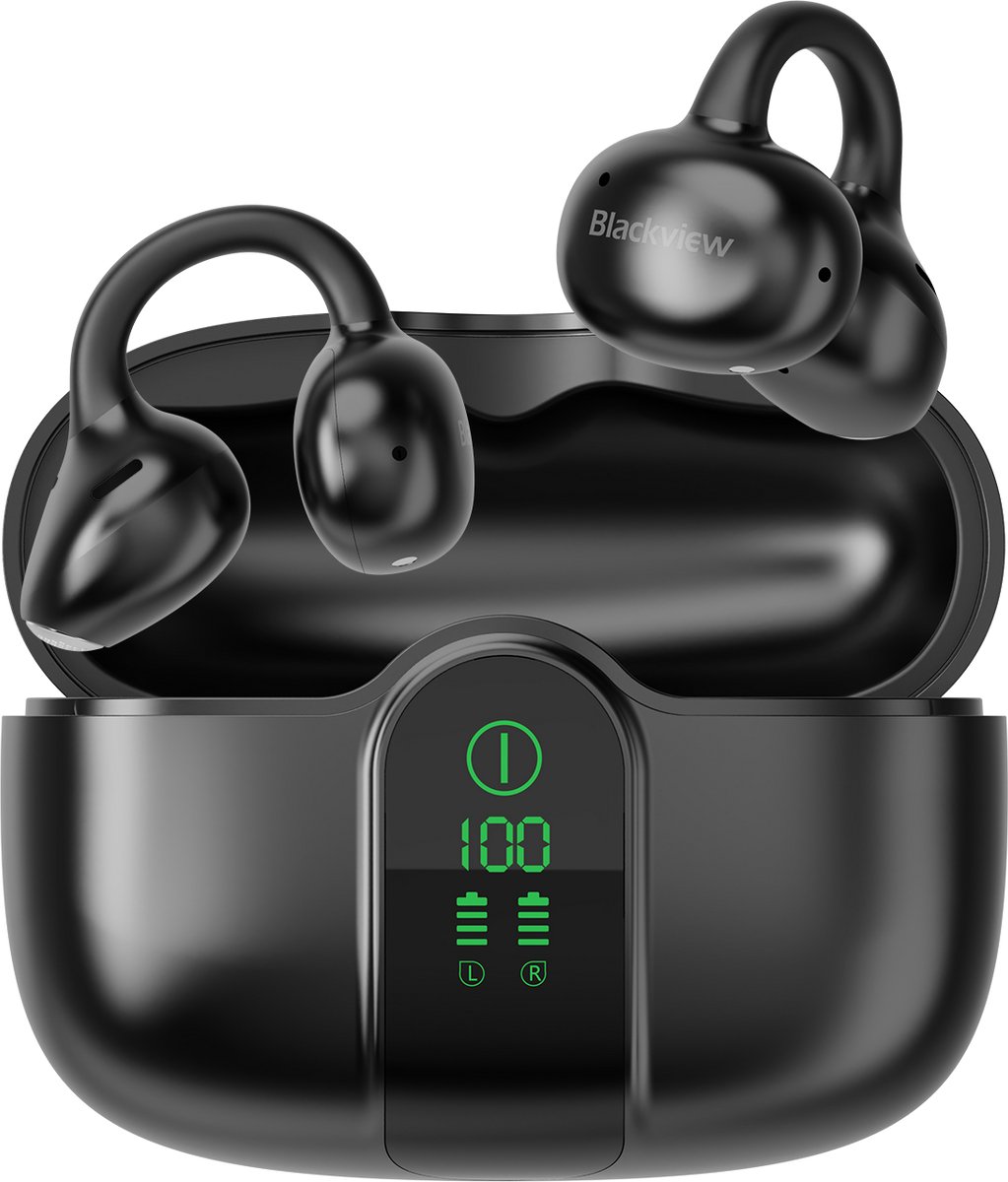 Blackview AirBuds 15 - Wireless Earbuds - Bluetooth 6.0 - 10H Playtime - Waterproof IPX5 - Snel opladen - Smart Touch Control - Zwart
