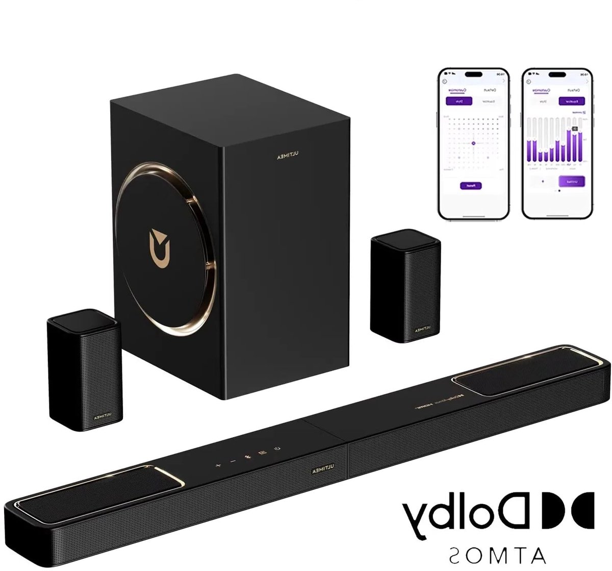 Corvance Soundbar 5.1.2 Kanaals Dolby Atmos met Draadloze Subwoofer - Corvance - €588,99