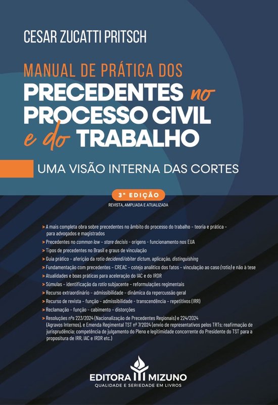 Manual de Práticas dos Precendentes no Processo Civil e do  ... - cover