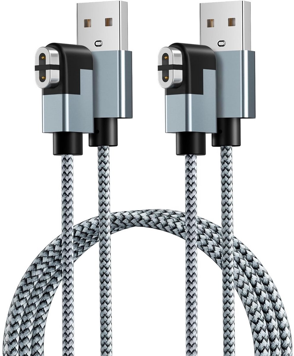 Magnetische Oplaadkabels 1.2M voor Bluetooth Headsets - Compatibel met Diverse Modellen