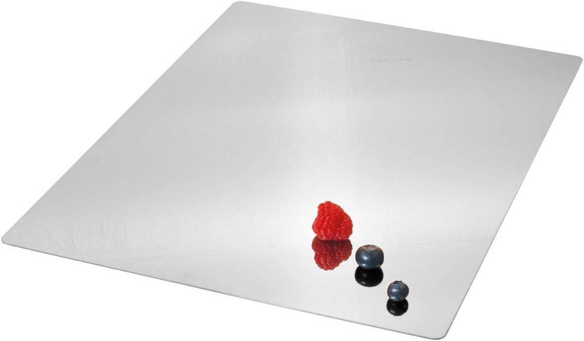 RVS Taartplateau Rechthoekig 43x32 cm - Taartdrager voor Decoreren en Presenteren
