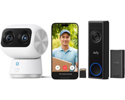 eufy Security S350 Binnencamera + eufy Security C31 Video Deurbel