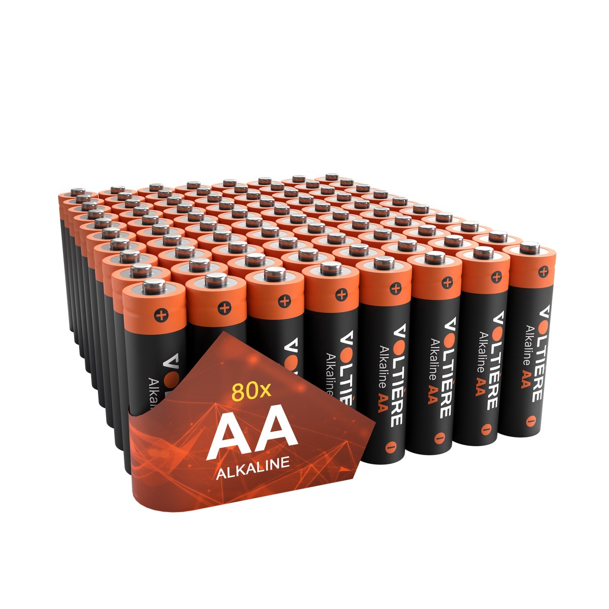 Voltière Alkaline AA Batterijen - 80 Stuks - LR06 1.5V Batterijen AA