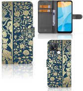 Coque Photo OPPO A15 Coque Téléphone Fleurs Beige