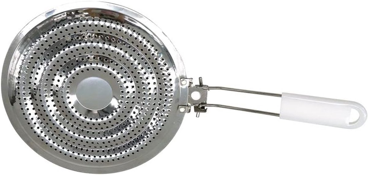 Kookplaatdiffuser voor gasfornuis, roestvrij staal, 20,5 cm