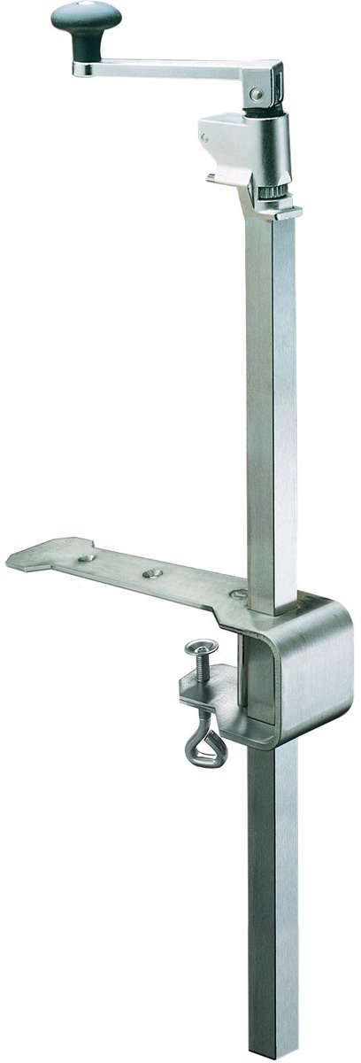Westmark set: Blikopener voor tafelmontage + reserveonderdelen-set, voor professioneel gebruik, lengte: 84 cm, staal/roestvrij staal, Sieger Clou 40, 198522E6