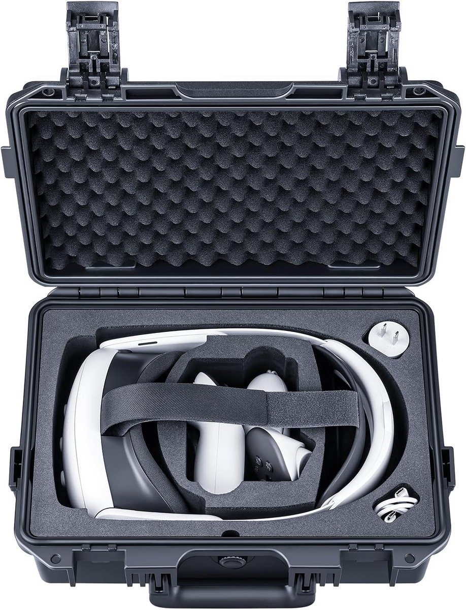 Waterdichte Koffer Case voor Meta Oculus Quest 2 met Schuim Voorzichtig