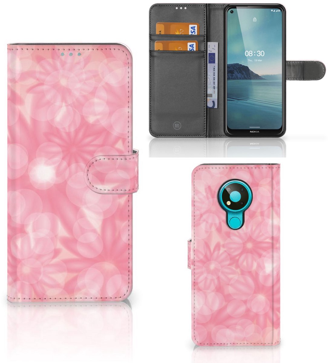 Nokia 3.4 Hoesje Spring Flowers
