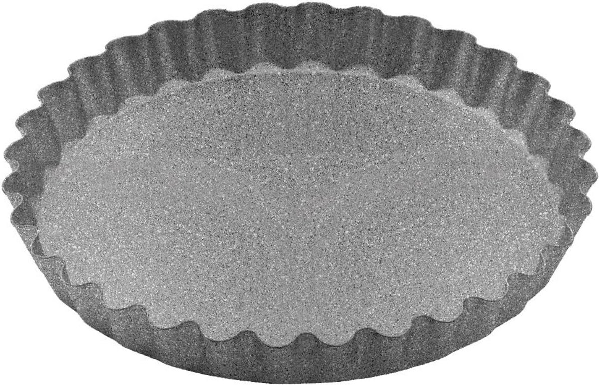 Cakepan 28 x 28 x 4 cm van chroomstaal