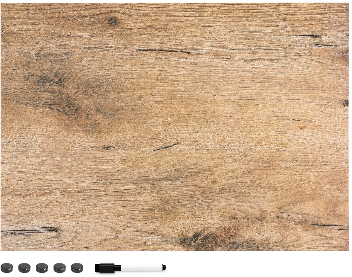 Magnetische Memoboard - Beschrijfbaar en Afwasbaar - 70 x 50 cm