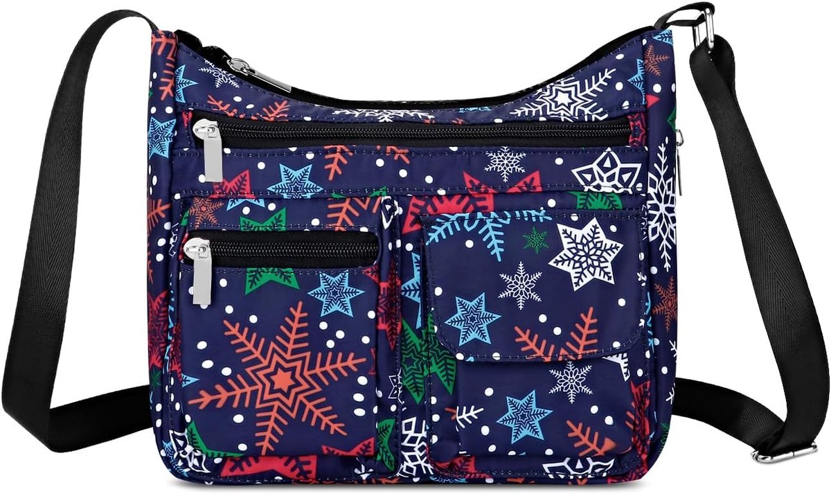 Lichte Crossbody Tas voor Dames - Modieuze en Praktische Schoudertas voor Sport, Winkelen, Reizen en Werk
